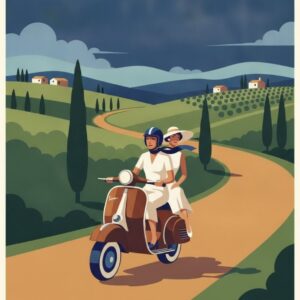 Vespa’s Tuscan Deco Charm — Community commission