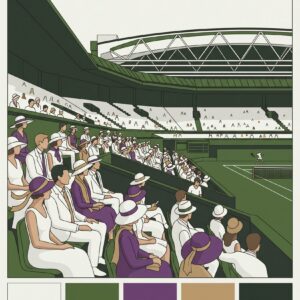 Elegancia en el Grandstand — La multitud distinguida
