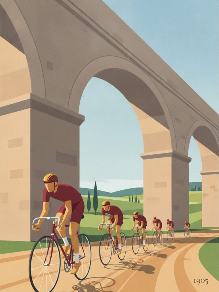 Archways of Speed — The Peloton's Echoes