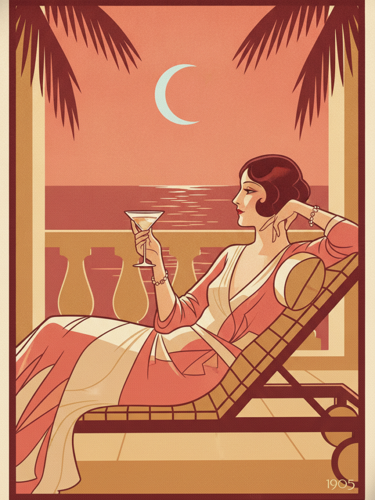 Elegancia Nocturna — A Glimmer of Midnight Glamour