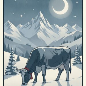 Moonlight Meadow Serenade — Gentle Giants Under Starry Skies