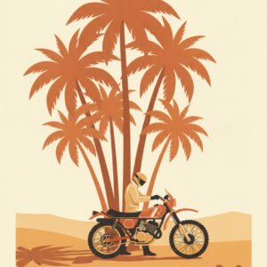 Palm Shade Respite — A Brief Halt in the Heat