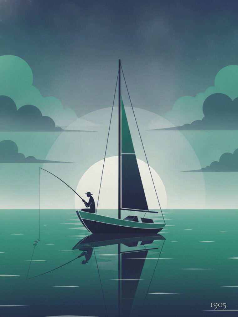 Pesca Solitaria — La Espera Dorada del Pescador